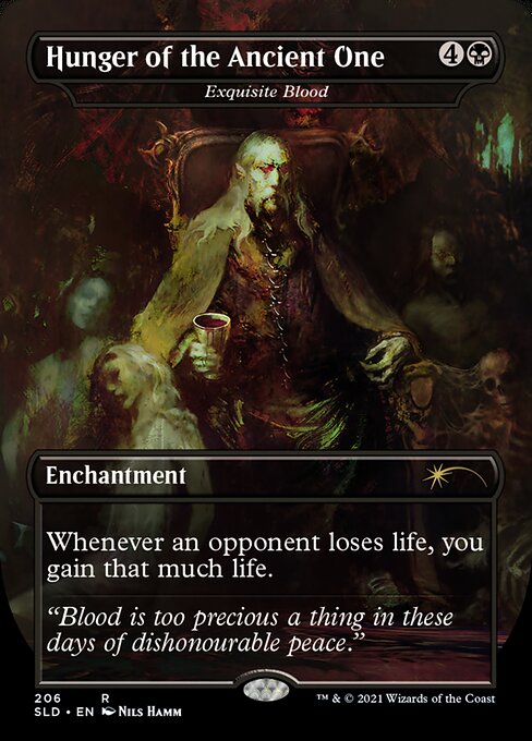 Whenever an opponent loses life, you gain that much life.
