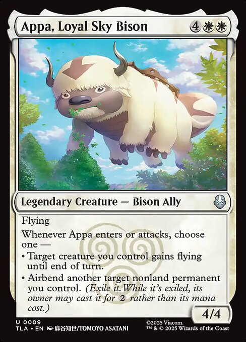 Appa, Loyal Sky Bison (Foil)