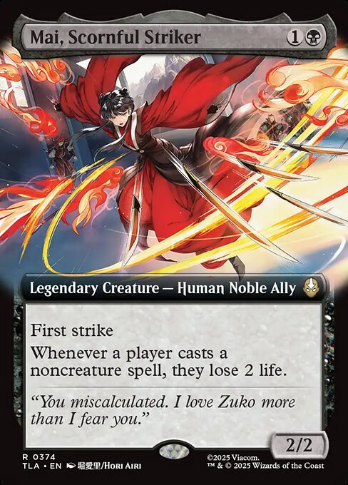 Mai, Scornful Striker (Foil)
