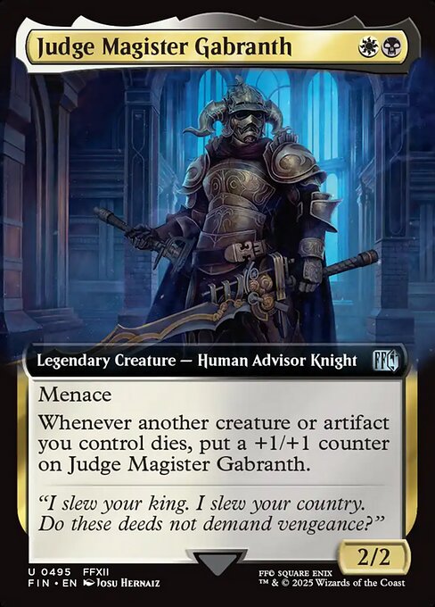 Judge Magister Gabranth (Foil)