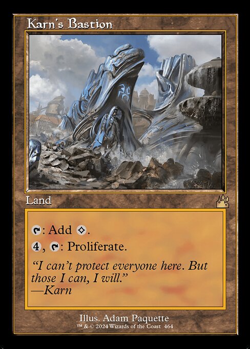 {T}: Add {C}.
{4}, {T}: Proliferate. (Choose any number of permanents and/or players, then give each another counter of each kind already there.)