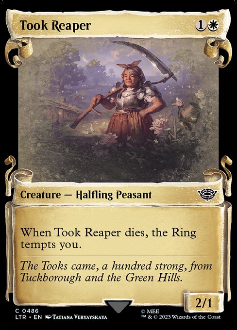 When Took Reaper dies, the Ring tempts you.