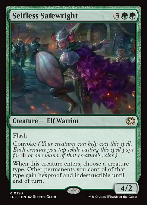 Selfless Safewright (ES) (Foil)