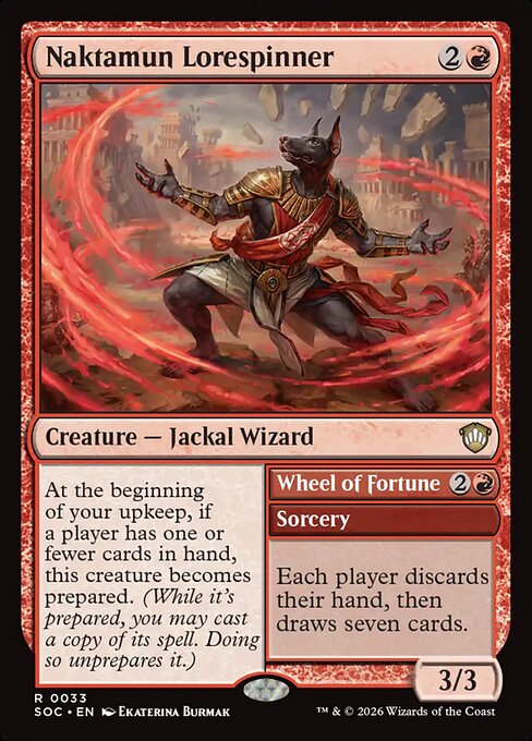 Naktamun Lorespinner // Wheel of Fortune (Foil)
