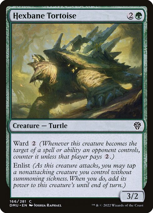 Ward {2} (Whenever this creature becomes the target of a spell or ability an opponent controls, counter it unless that player pays {2}.)
Enlist (As this creature attacks, you may tap a nonattacking creature you control without summoning sickness. When you do, add its power to this creature's until end of turn.)