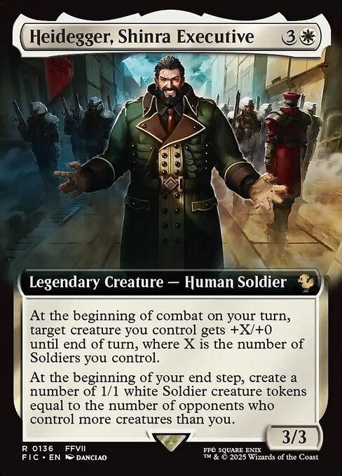 Heidegger, Shinra Executive (Foil)