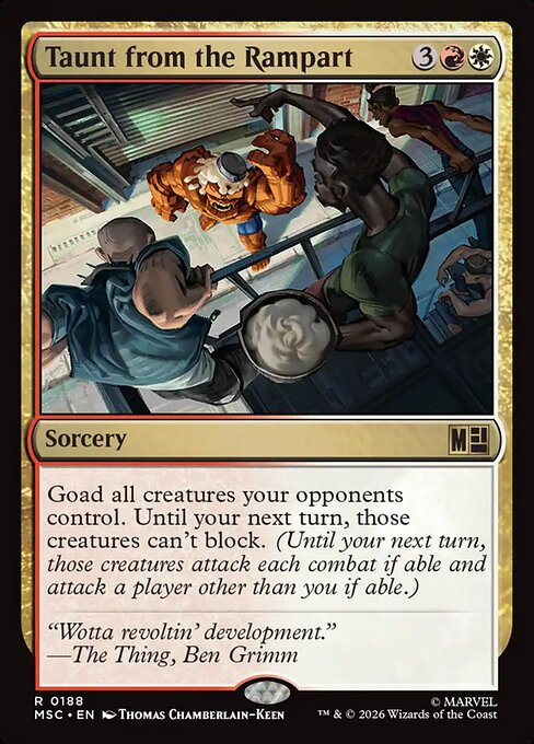 Taunt from the Rampart (Foil)