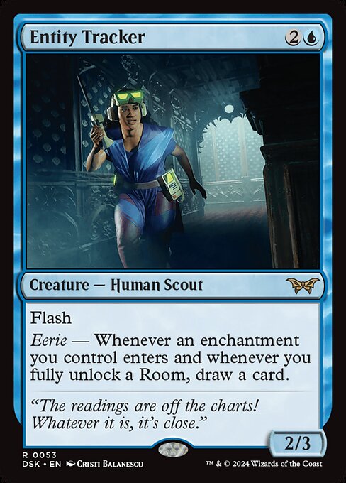 Flash
Eerie — Whenever an enchantment you control enters and whenever you fully unlock a Room, draw a card.