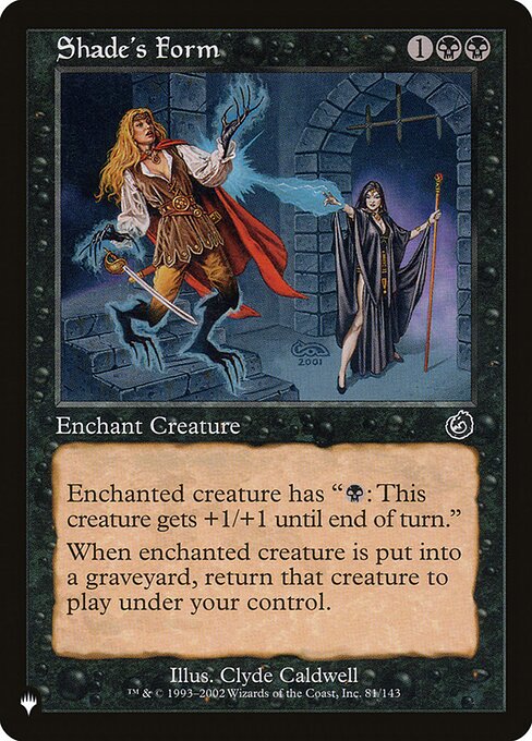 Enchant creature
Enchanted creature has "{B}: This creature gets +1/+1 until end of turn."
When enchanted creature dies, return that card to the battlefield under your control.