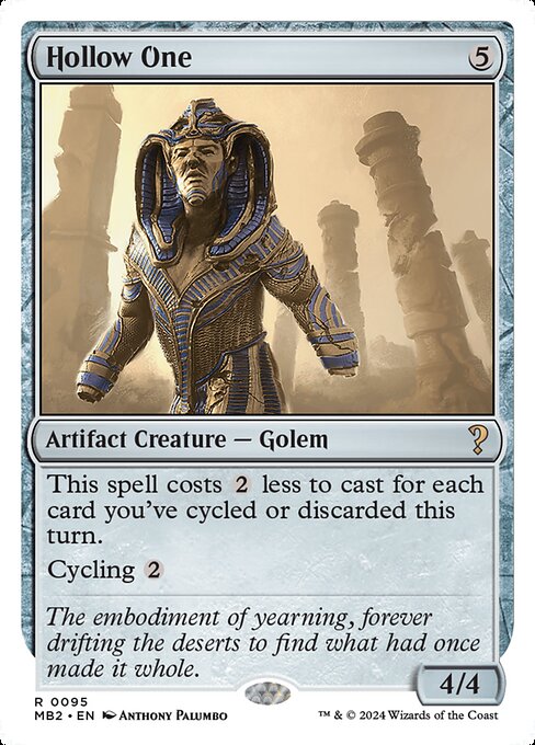 This spell costs {2} less to cast for each card you've cycled or discarded this turn.
Cycling {2} ({2}, Discard this card: Draw a card.)