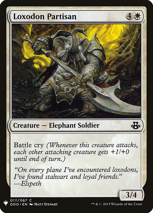 Battle cry (Whenever this creature attacks, each other attacking creature gets +1/+0 until end of turn.)