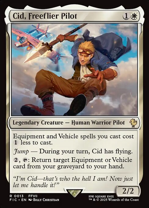 Cid, Freeflier Pilot (Foil)