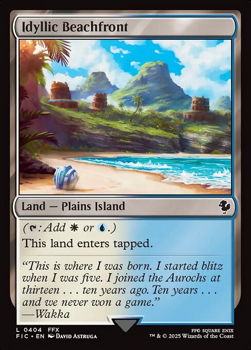 Idyllic Beachfront (Foil)