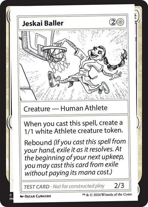 When you cast this spell, create a 1/1 white Athlete creature token.
Rebound (If you cast this spell from your hand, exile it as it resolves. At the beginning of your next upkeep, you may cast this card from exile without paying its mana cost.)