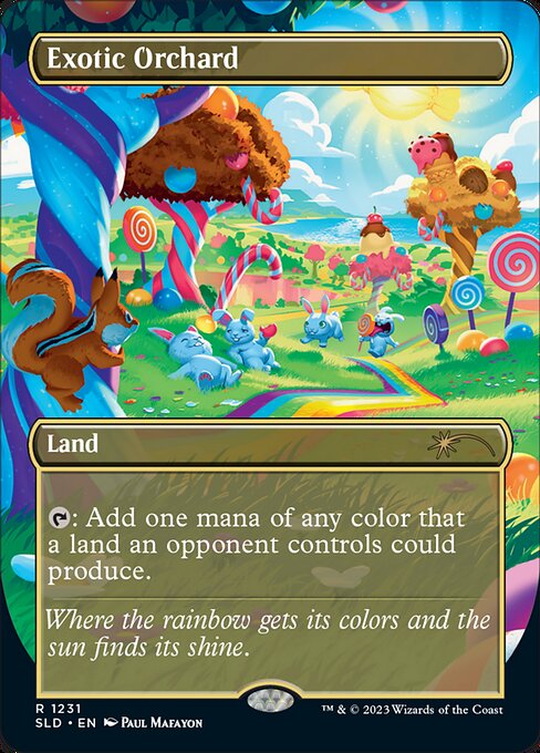 {T}: Add one mana of any color that a land an opponent controls could produce.