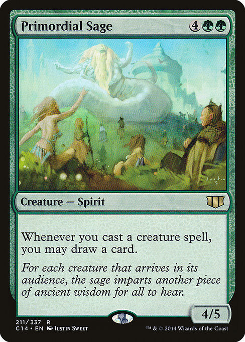Whenever you cast a creature spell, you may draw a card.