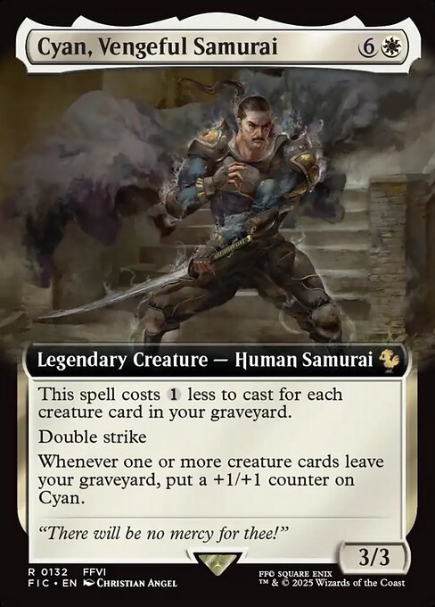 Cyan, Vengeful Samurai (Foil)