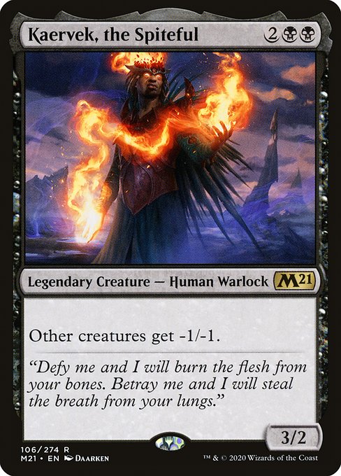 Other creatures get -1/-1.