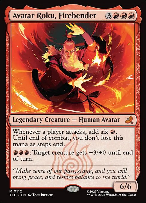 Avatar Roku, Firebender (Foil)