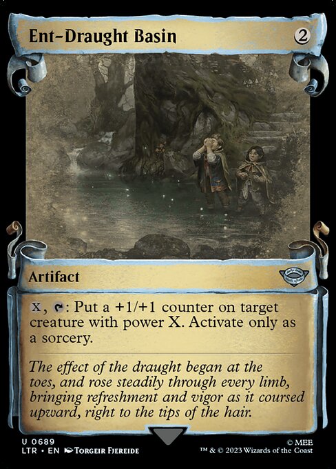 {X}, {T}: Put a +1/+1 counter on target creature with power X. Activate only as a sorcery.