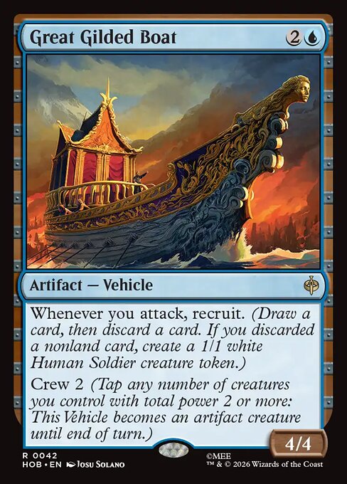 Great Gilded Boat (Foil)