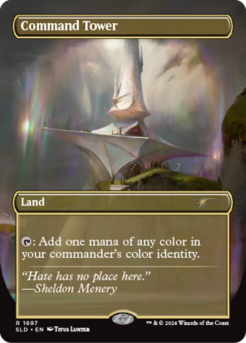 {T}: Add one mana of any color in your commander's color identity.