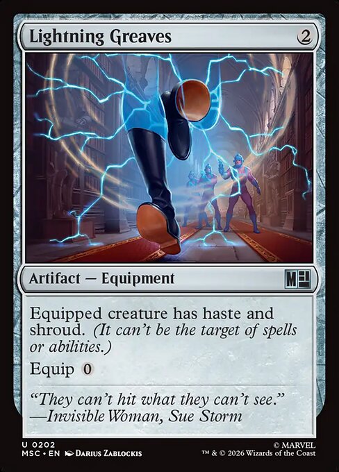 Lightning Greaves (Foil)