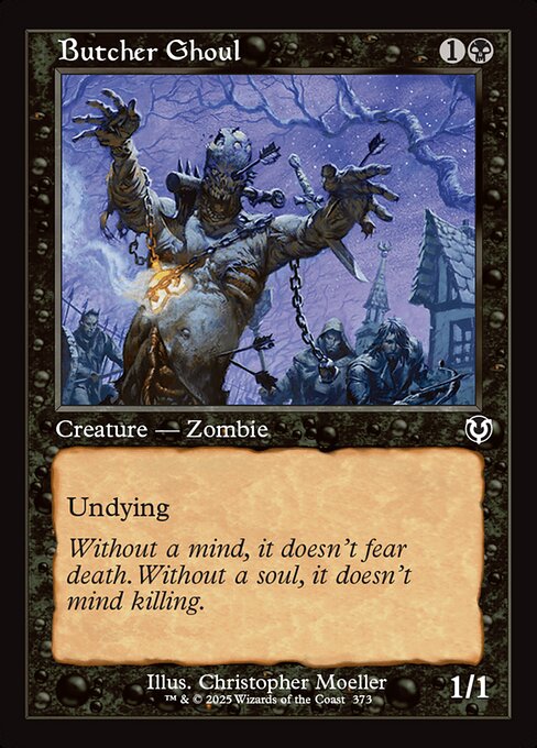 Undying (When this creature dies, if it had no +1/+1 counters on it, return it to the battlefield under its owner's control with a +1/+1 counter on it.)