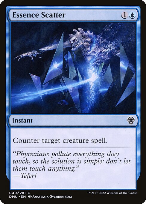 Counter target creature spell.