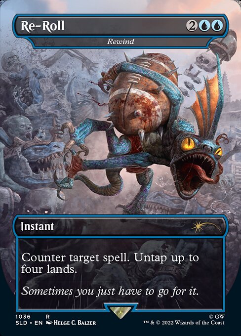 Counter target spell. Untap up to four lands.