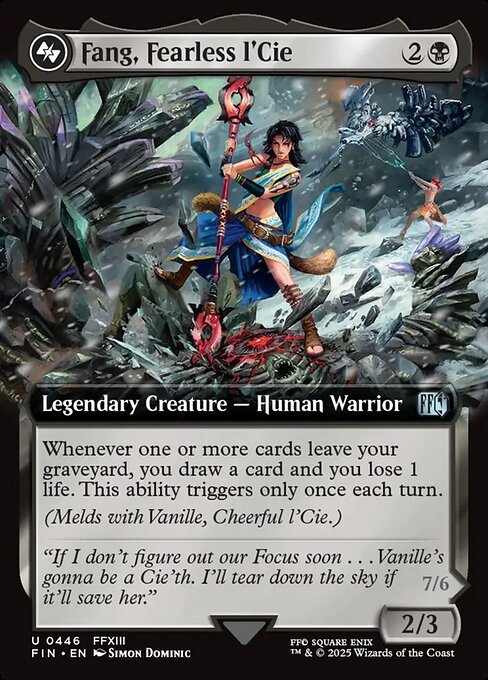 Fang, Fearless l'Cie (Foil)