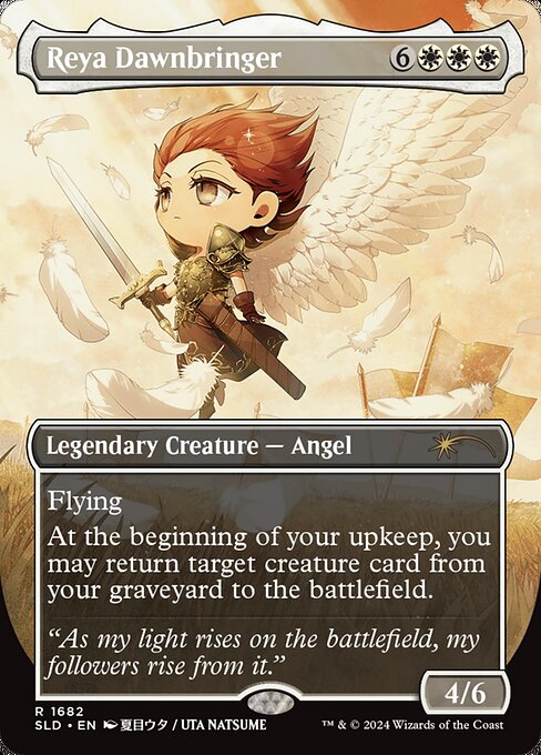 Flying
At the beginning of your upkeep, you may return target creature card from your graveyard to the battlefield.
