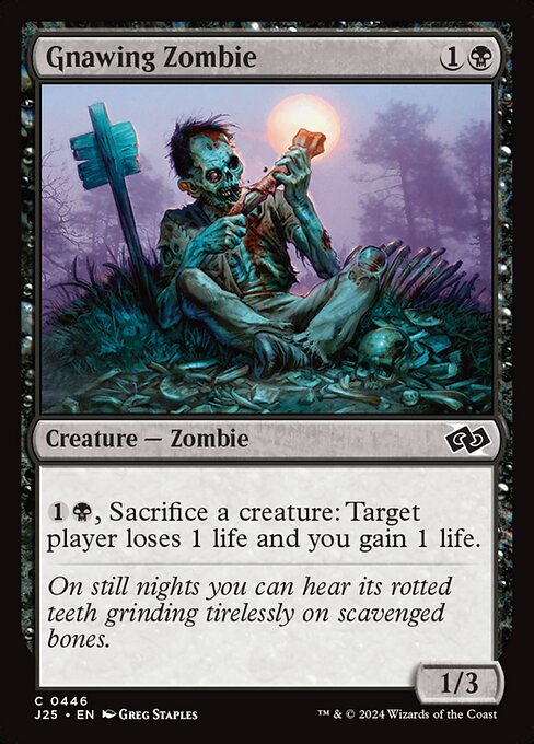{1}{B}, Sacrifice a creature: Target player loses 1 life and you gain 1 life.