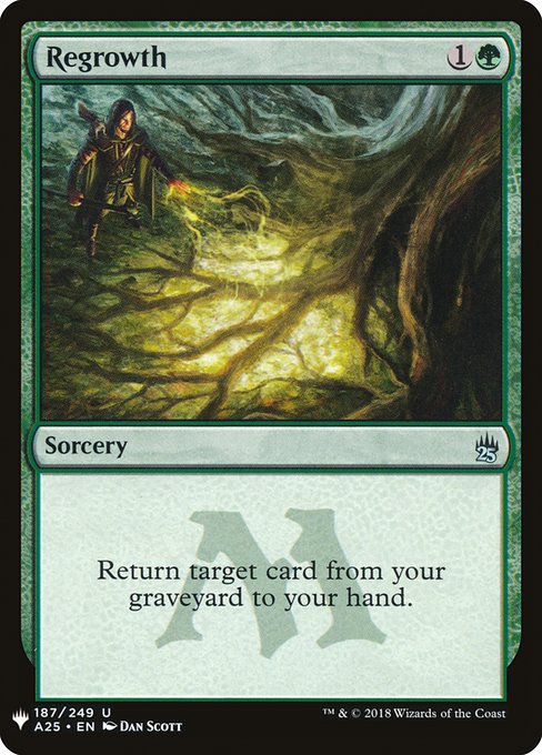 Return target card from your graveyard to your hand.