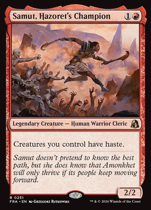 Samut, Hazoret's Champion (Foil)