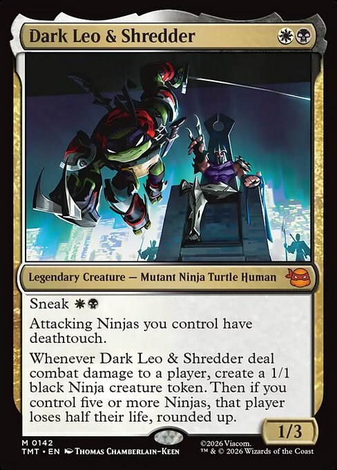 Dark Leo & Shredder (Foil)