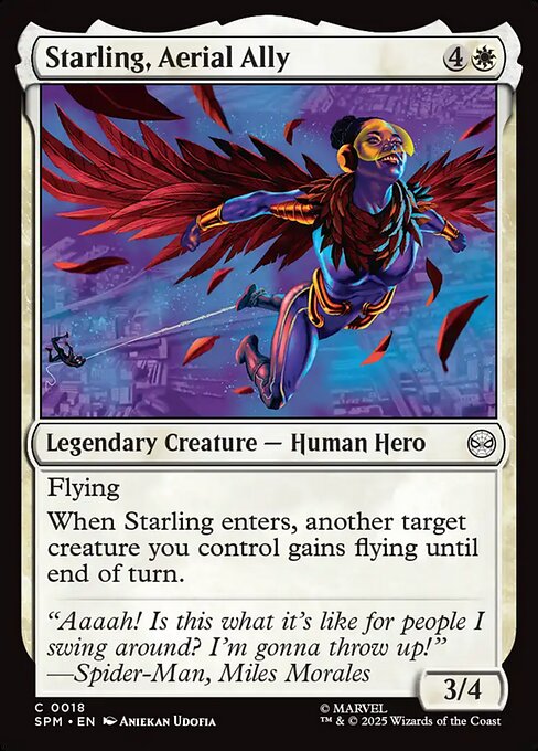 Starling, Aerial Ally (Foil)