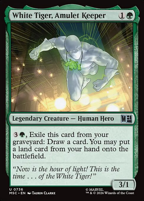 White Tiger, Amulet Keeper (Foil)