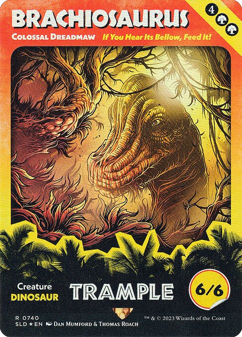 Trample (This creature can deal excess combat damage to the player or planeswalker it's attacking.)
