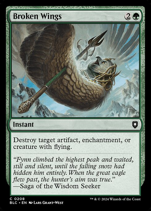 Destroy target artifact, enchantment, or creature with flying.