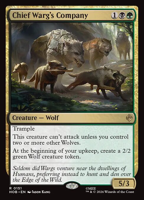 Chief Warg's Company (Foil)