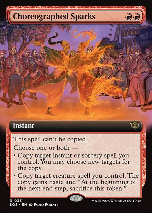 Choreographed Sparks (Foil)