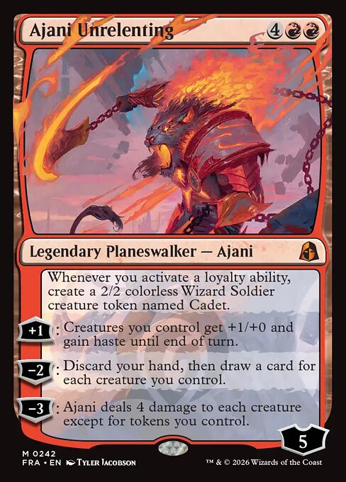 Ajani Unrelenting (Foil)