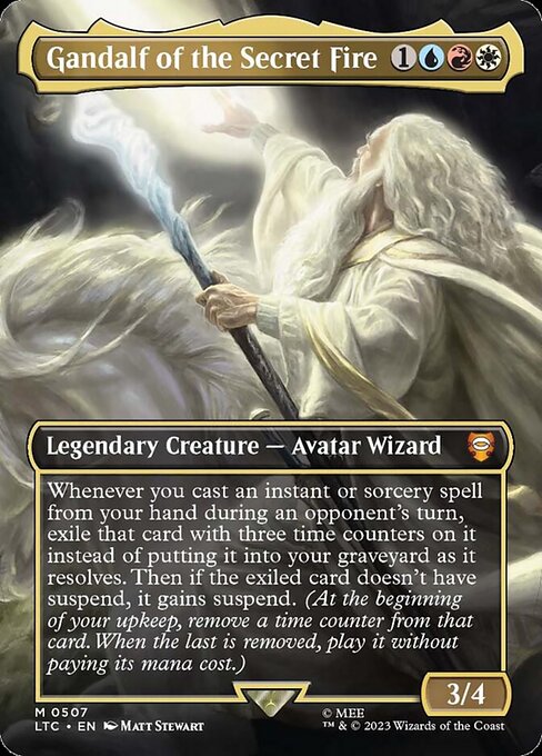 Whenever you cast an instant or sorcery spell from your hand during an opponent's turn, exile that card with three time counters on it instead of putting it into your graveyard as it resolves. Then if the exiled card doesn't have suspend, it gains suspend. (At the beginning of your upkeep, remove a time counter from that card. When the last is removed, you may play it without paying its mana cost.)