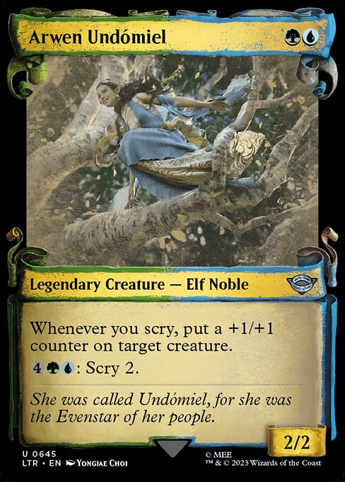 Whenever you scry, put a +1/+1 counter on target creature.
{4}{G}{U}: Scry 2.