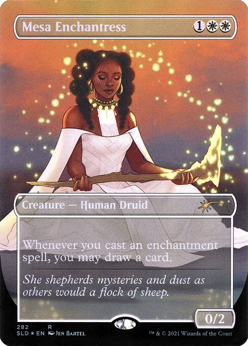 Whenever you cast an enchantment spell, you may draw a card.