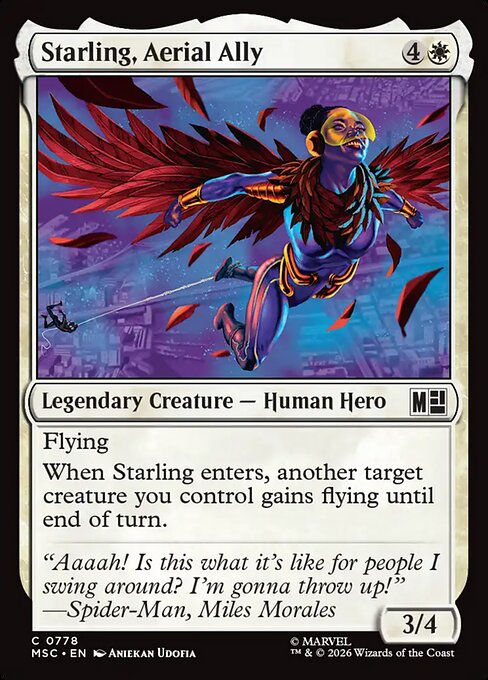 Starling, Aerial Ally (Foil)