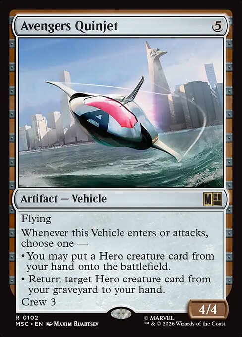 Avengers Quinjet (Foil)