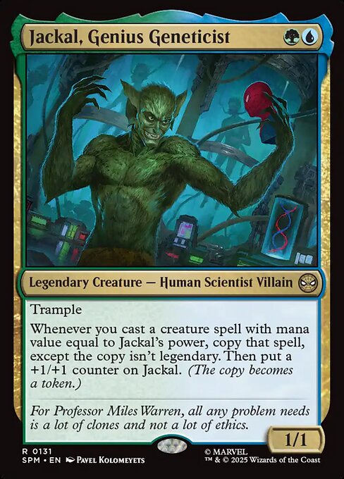 Jackal, Genius Geneticist (Foil)