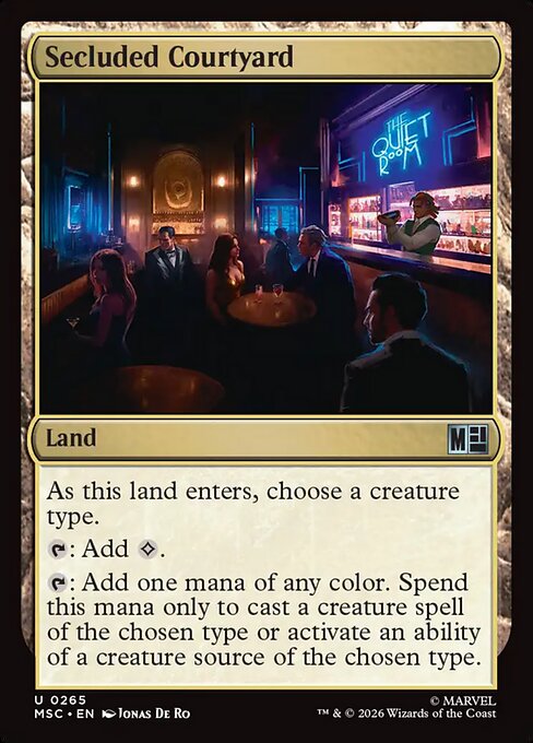 Secluded Courtyard (Foil)